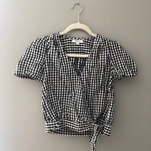 Madewell Tie Front Picnic Top
